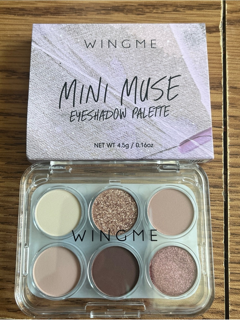 Wingme Mini Muse Eyeshadow Palette - Neutral Pink & Brown Set